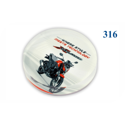 Paper Weight Round Acrylic : Code 316