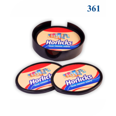 Coaster Plastic ( 4 pc set) - Code 361