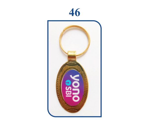 Golden Digital Keyring - Code : SN 0046