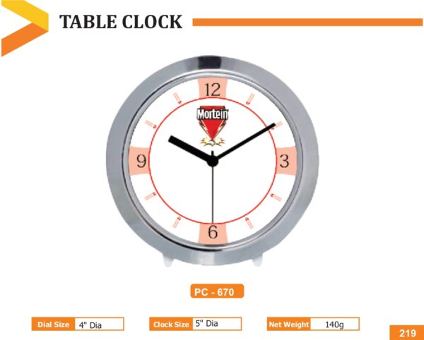 Table Clock - Code : PC 0670