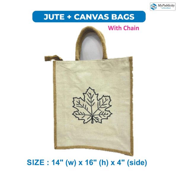 Jute + Canvas Bags - Code : SB-10044