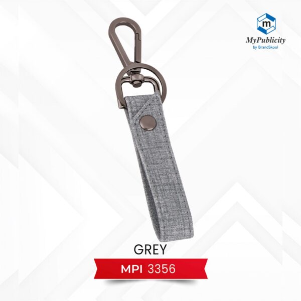 Premium Keychain Metal - Code : MPI 3356 (Grey)