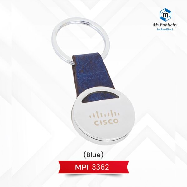 Premium Keychain Metal - Code : MPI 3362 (Blue)