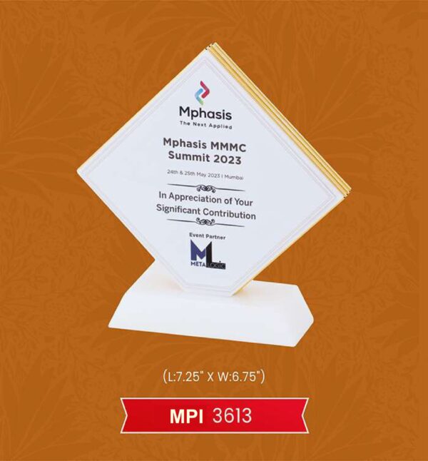 Acrylic Trophy Code : MPI 3613