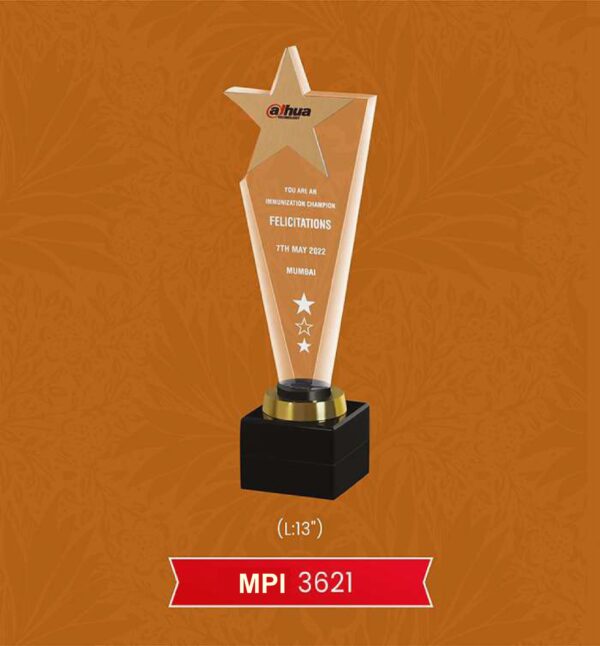 Acrylic Trophy Code : MPI 3621