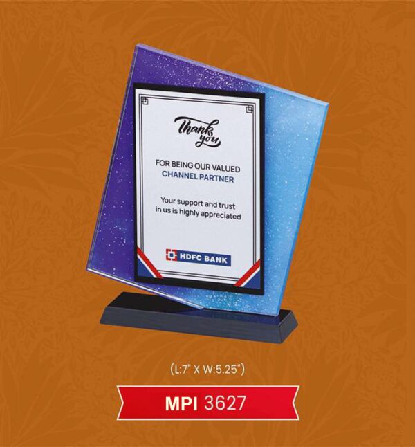 Acrylic Trophy Code : MPI 3627