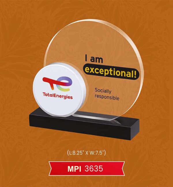 Acrylic Trophy Code : MPI 3635