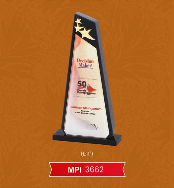Glass Trophy Code : MPI 3662