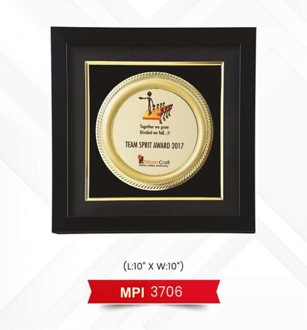 Plaque Trophy Code : MPI 3706
