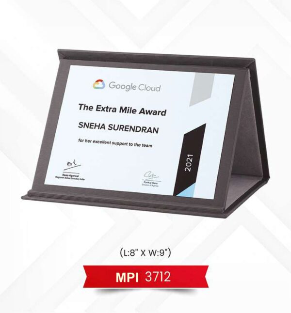 Plaque Trophy Code : MPI 3712