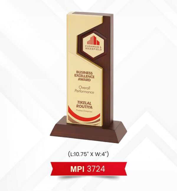 Plaque Trophy Code : MPI 3724