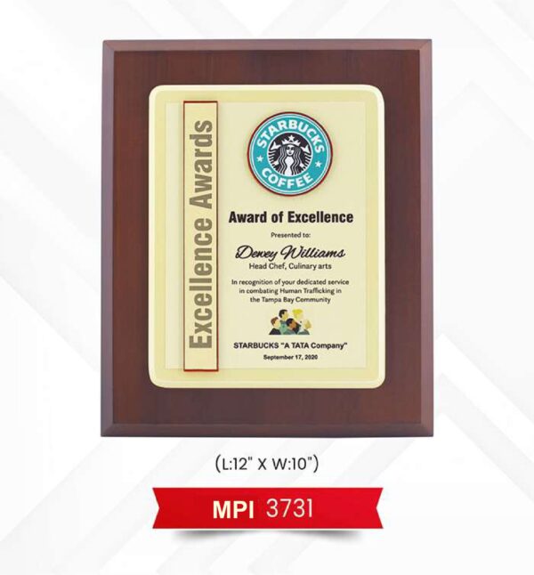 Plaque Trophy Code : MPI 3731