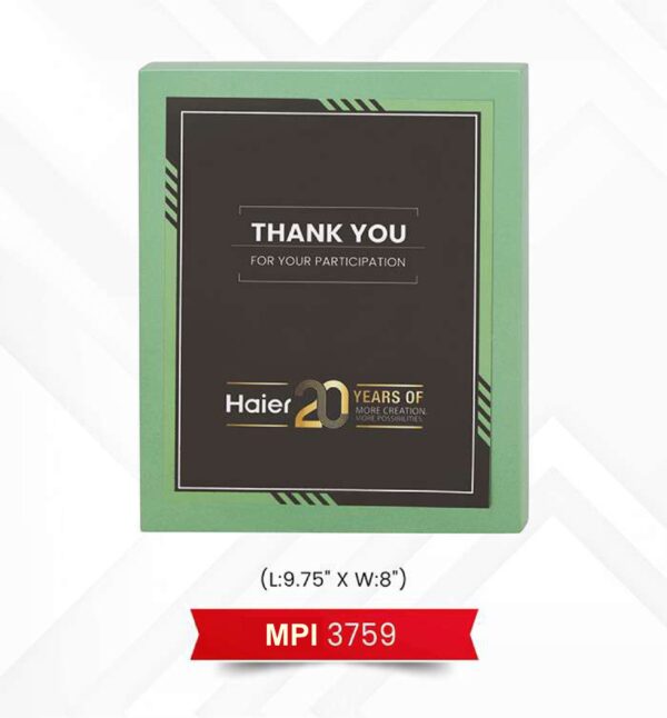 Plaque Trophy Code : MPI 3759