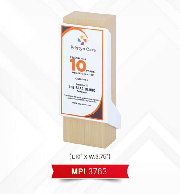 Plaque Trophy Code : MPI 3763