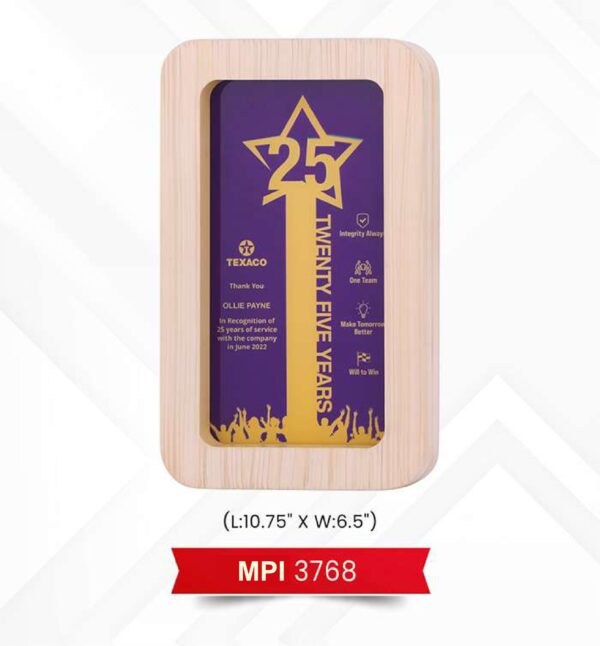 Plaque Trophy Code : MPI 3768