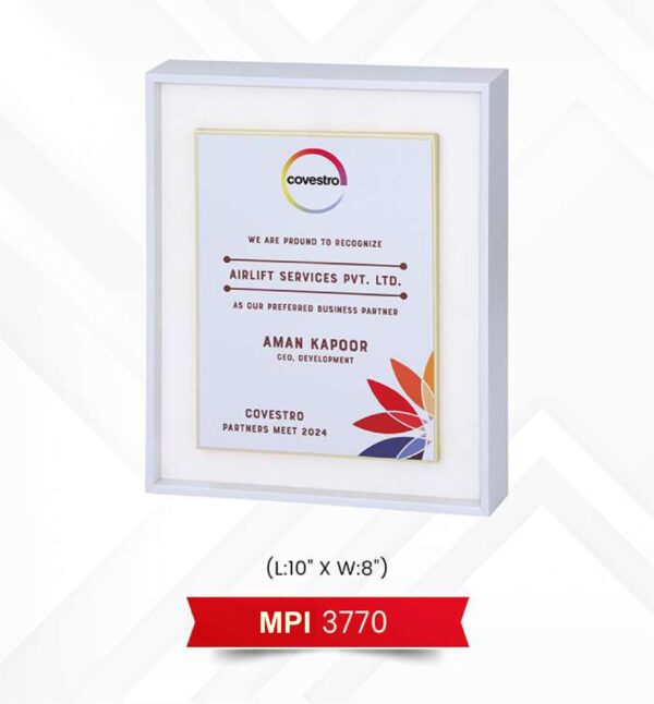 Plaque Trophy Code : MPI 3770
