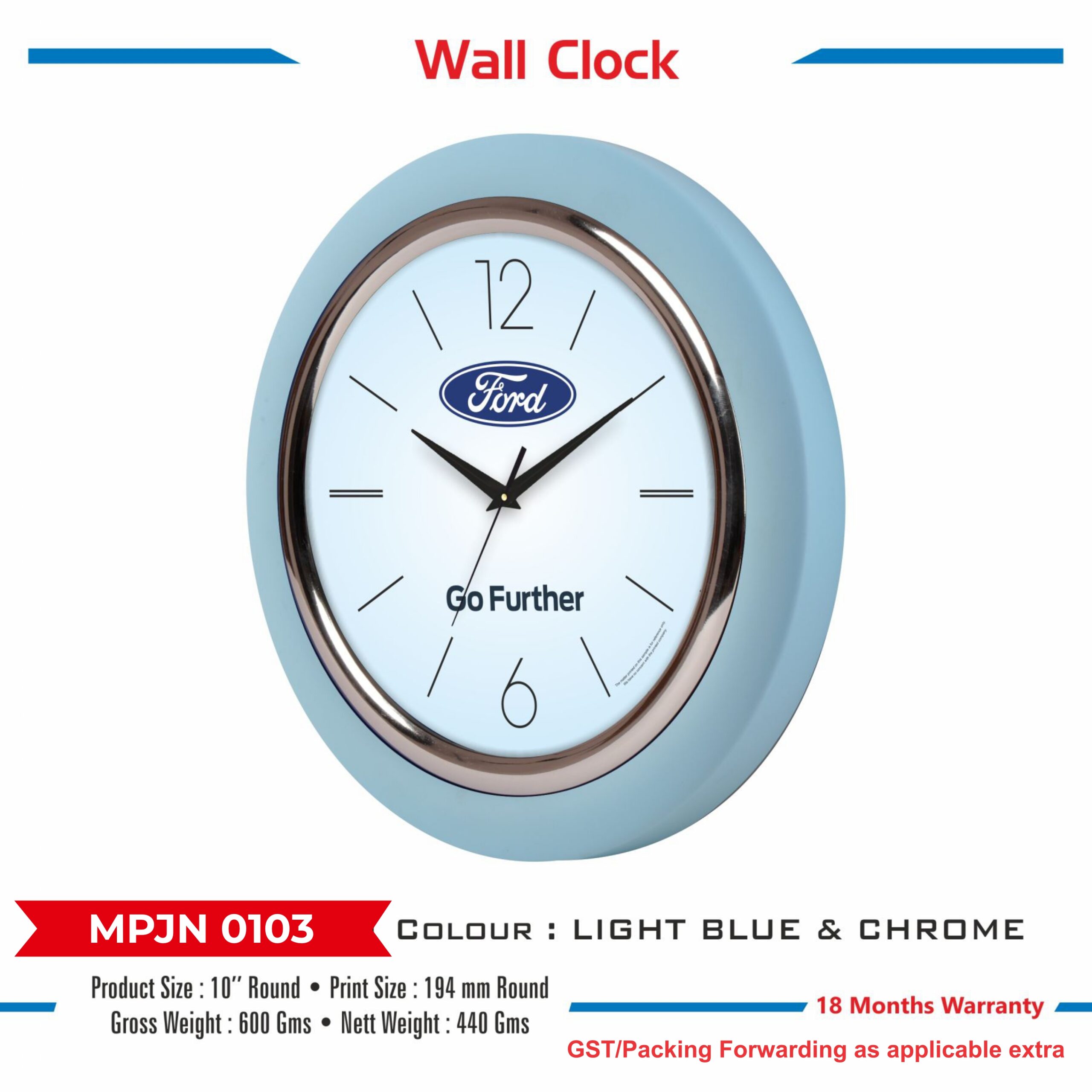 Wall Clock - Code : MPJN 0103