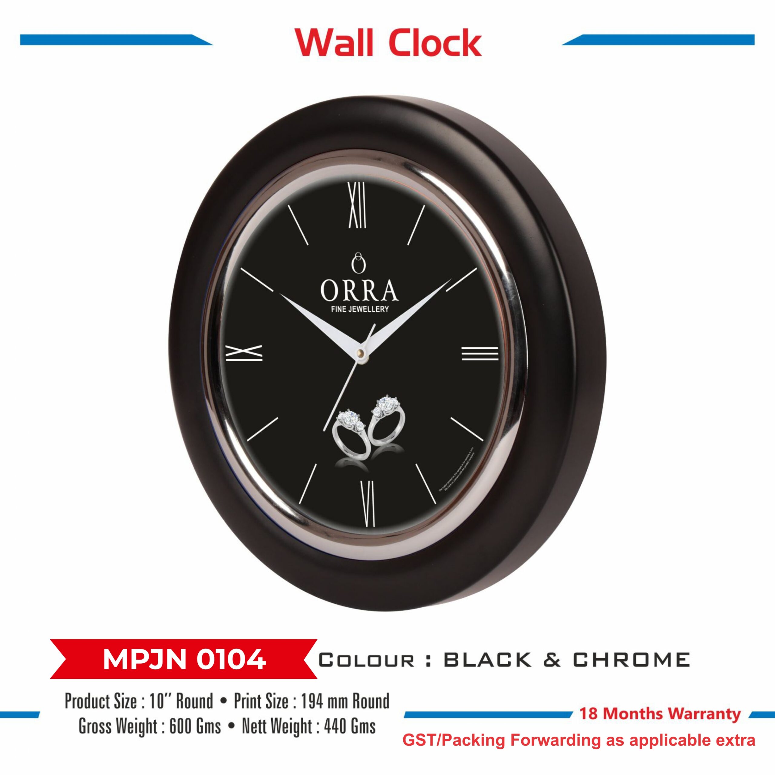 Wall Clock - Code : MPJN 0104