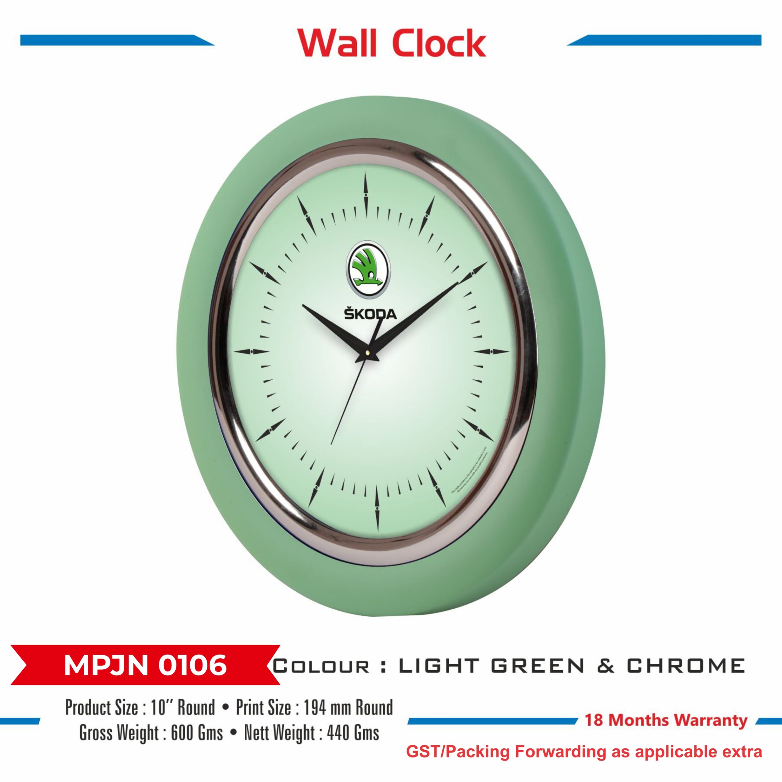 Wall Clock - Code : MPJN 0106