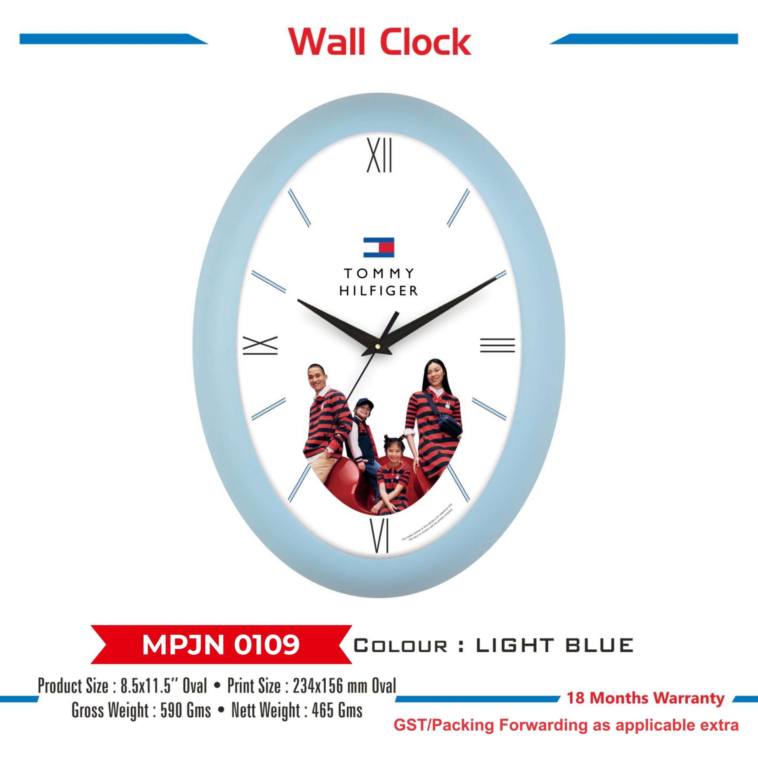 Wall Clock - Code : MPJN 0109