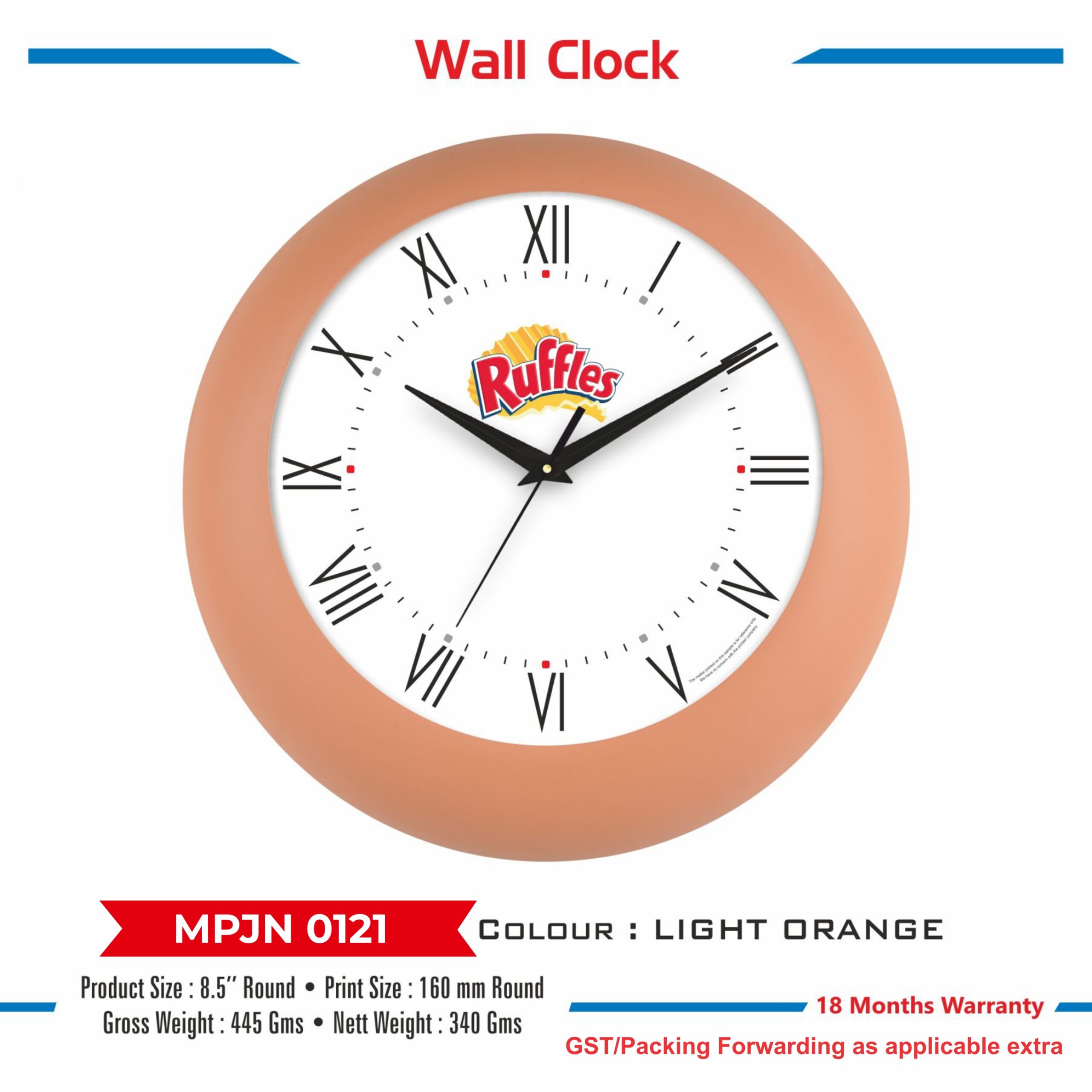 Wall Clock - Code : MPJN 0121