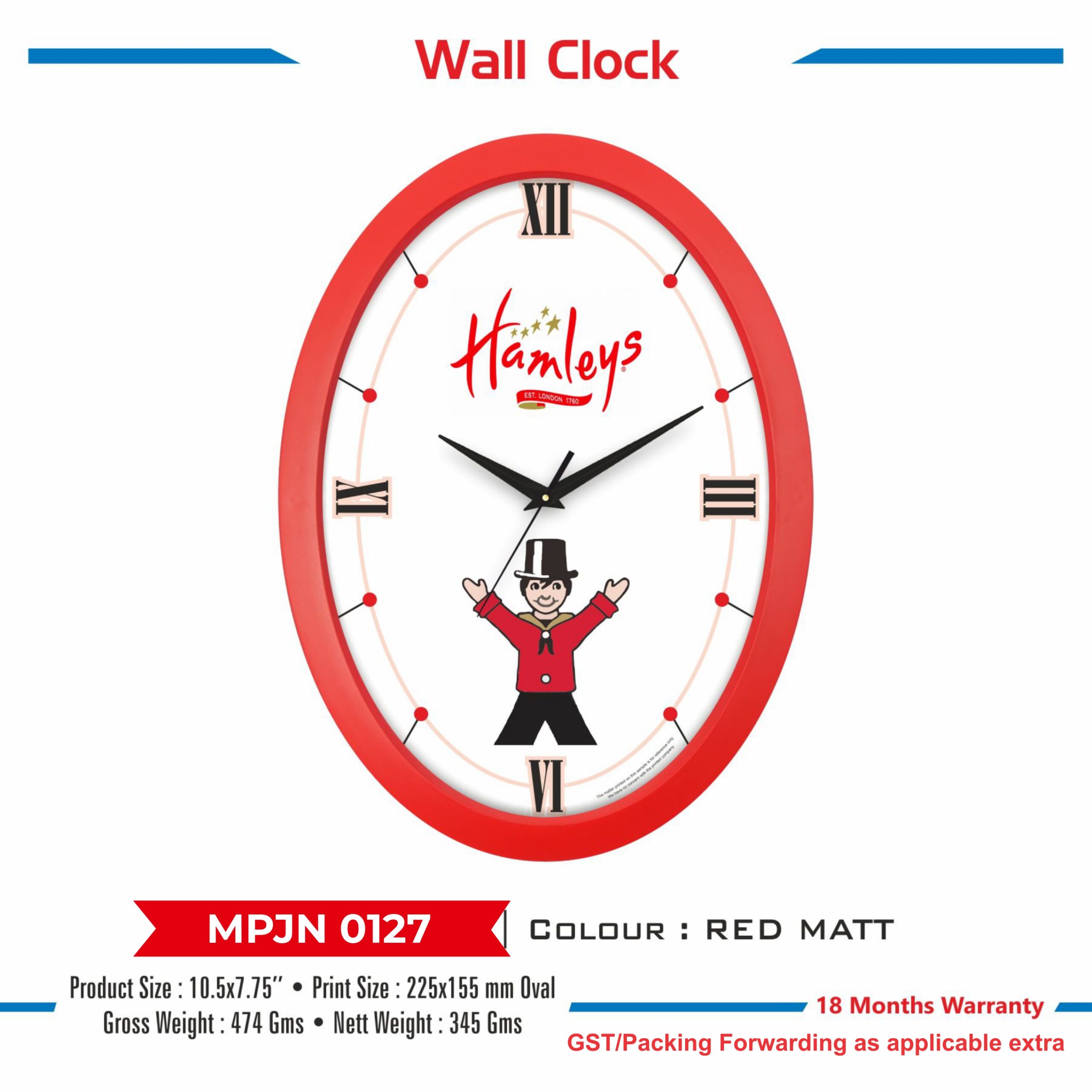 Wall Clock - Code : MPJN 0127