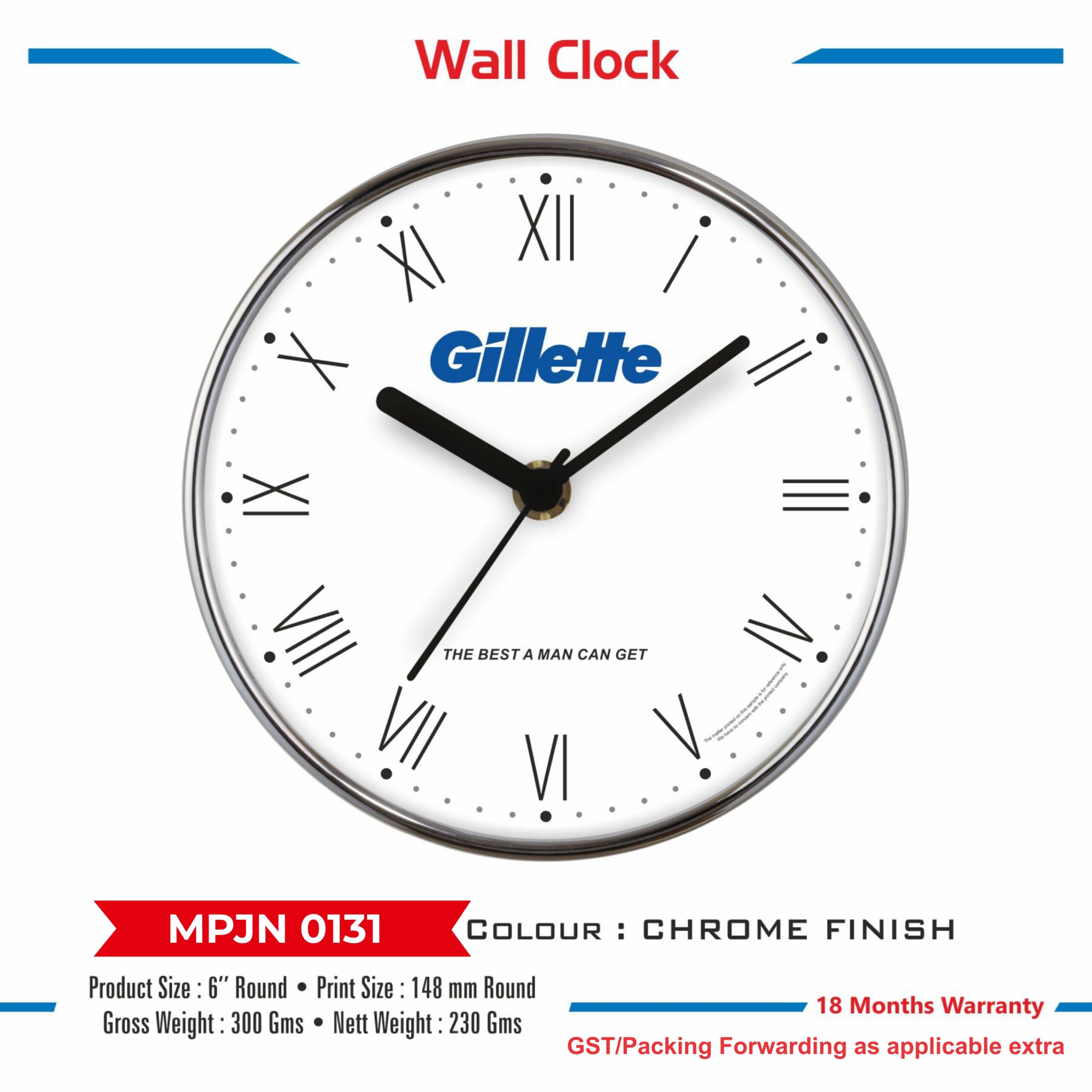 Wall Clock - Code : MPJN 0131