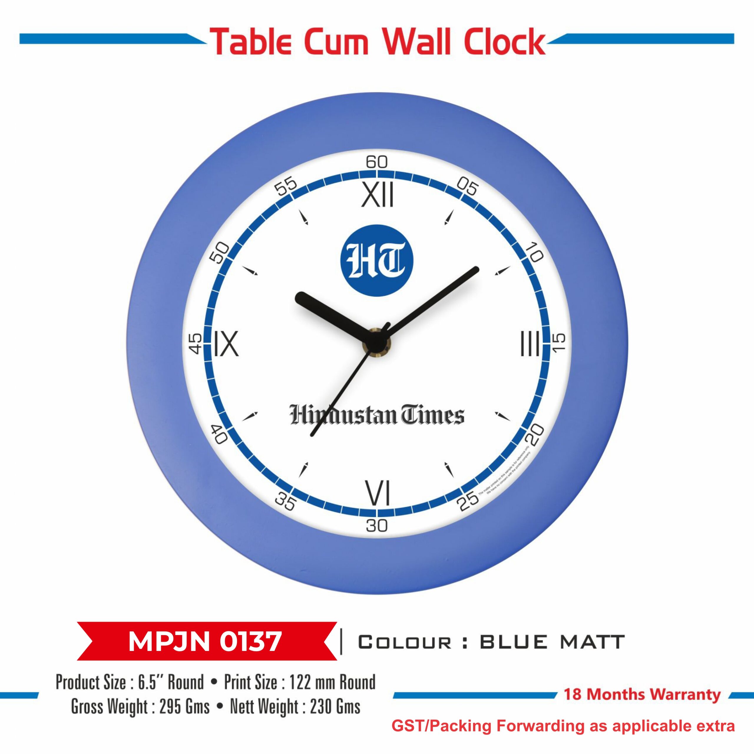 Wall Clock - Code : MPJN 0137