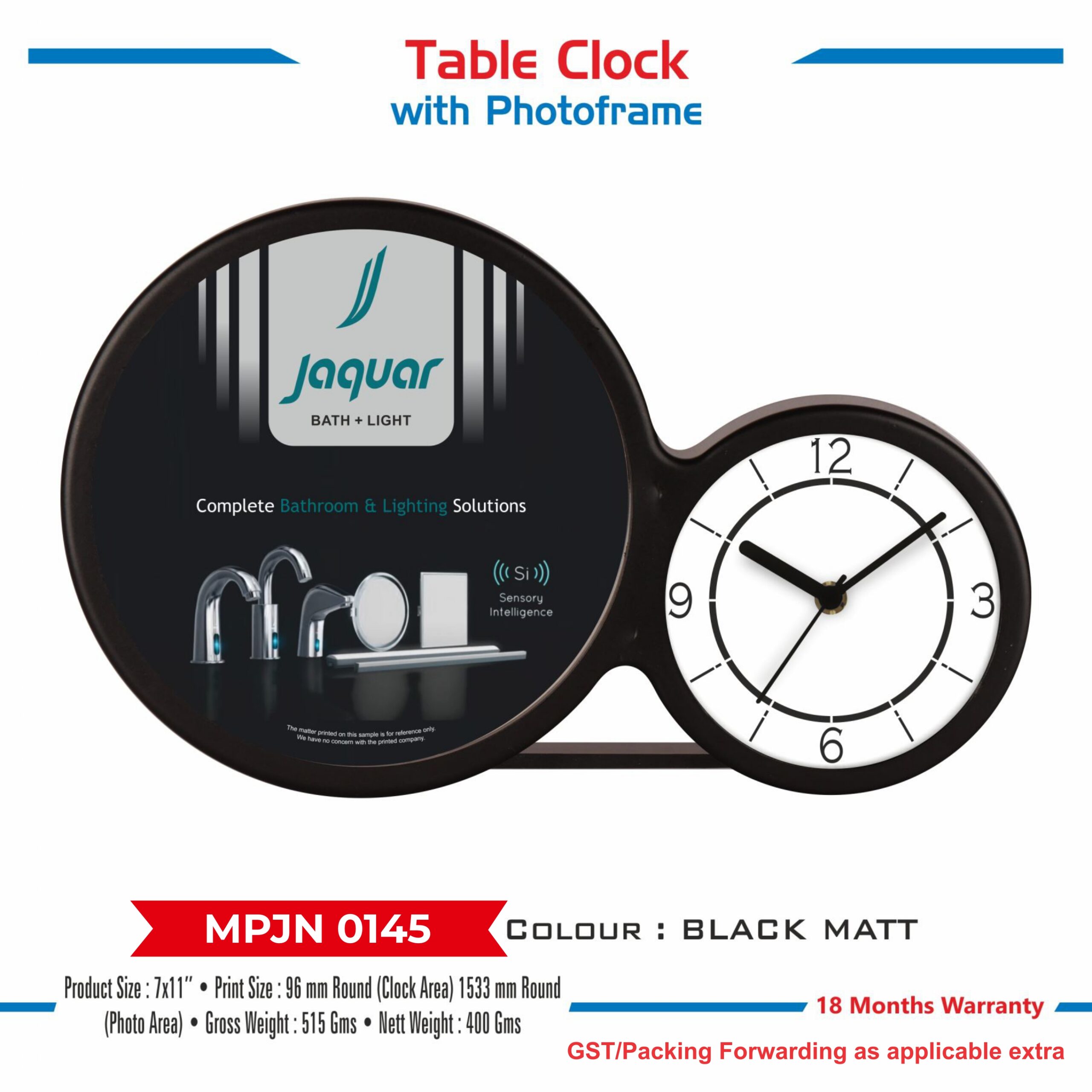 Table Clock with Photoframe - Code : MPJN 0145