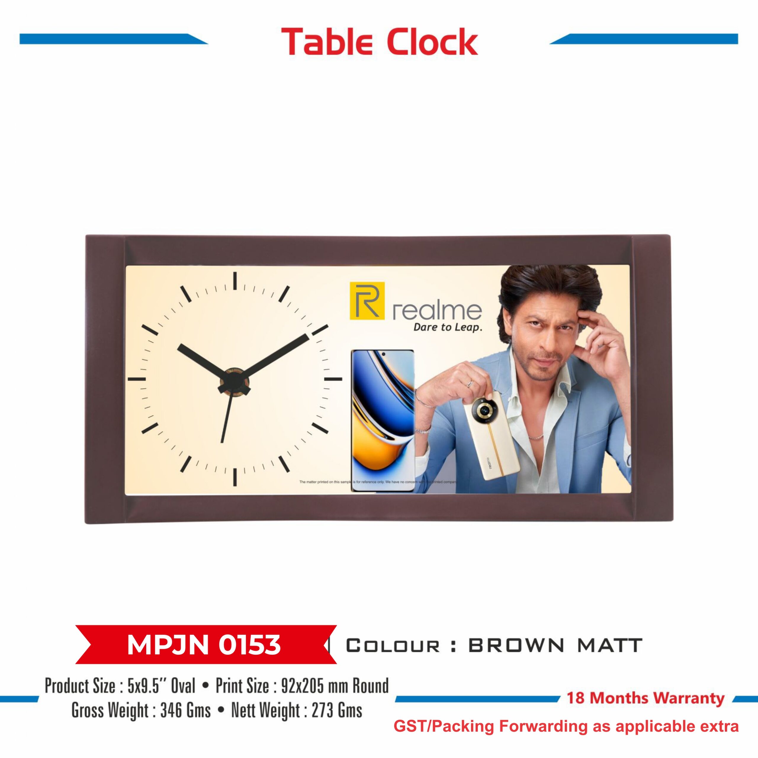 Table Clock - Code : MPJN 0153