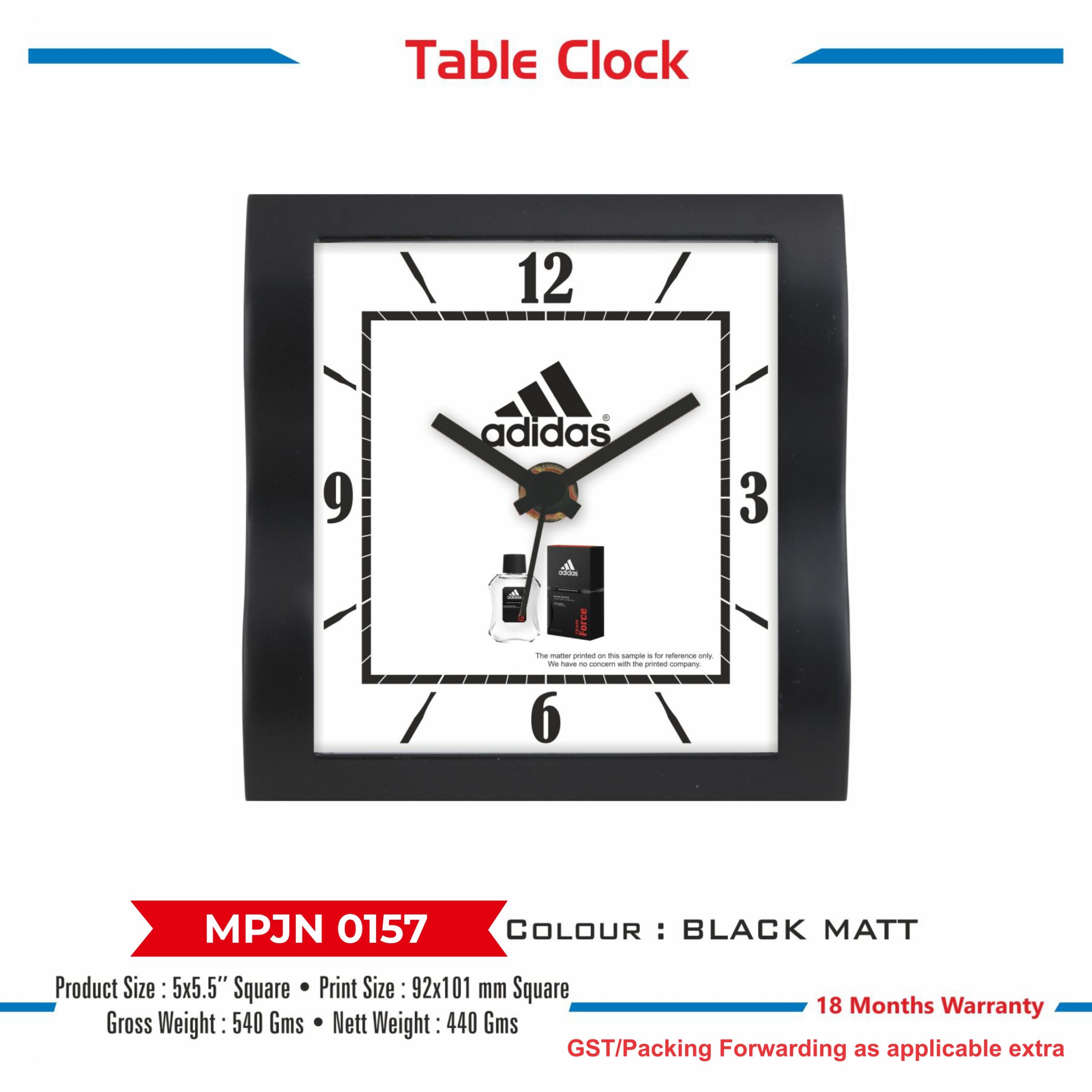 Table Clock - Code : MPJN 0157