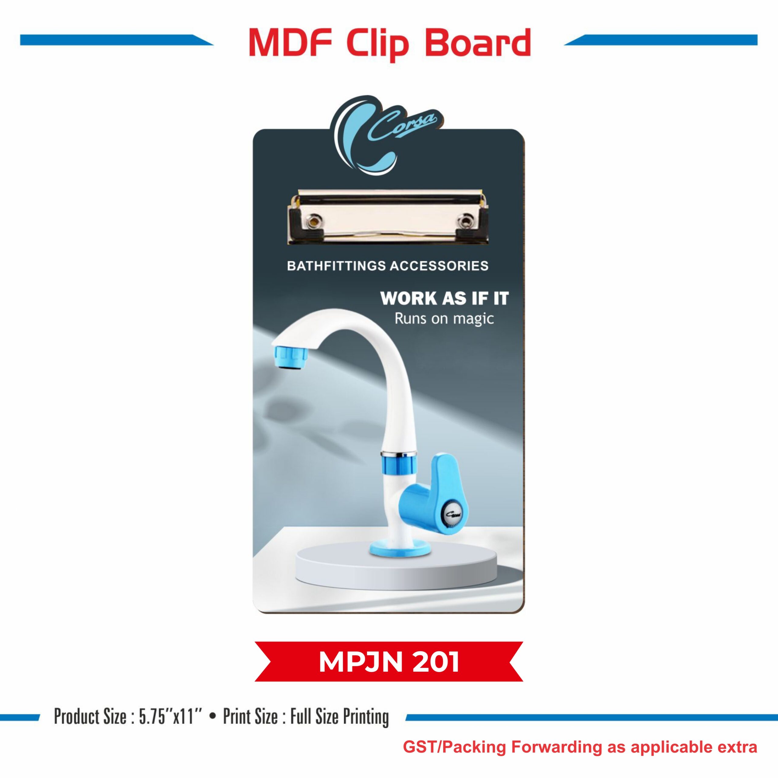 MDF Clip Board - Code : MPJN 201