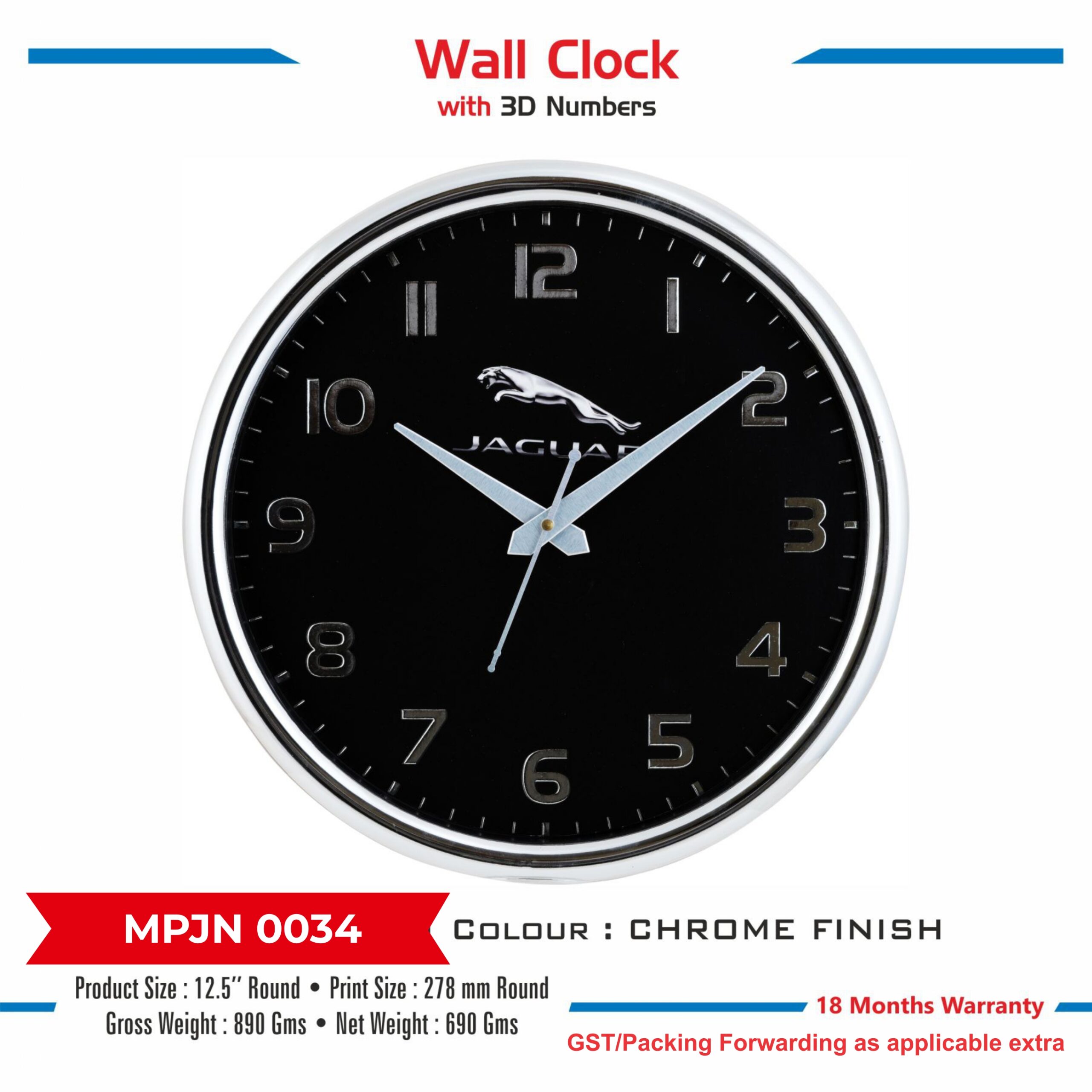 Wall Clock - Code : MPJN 0034