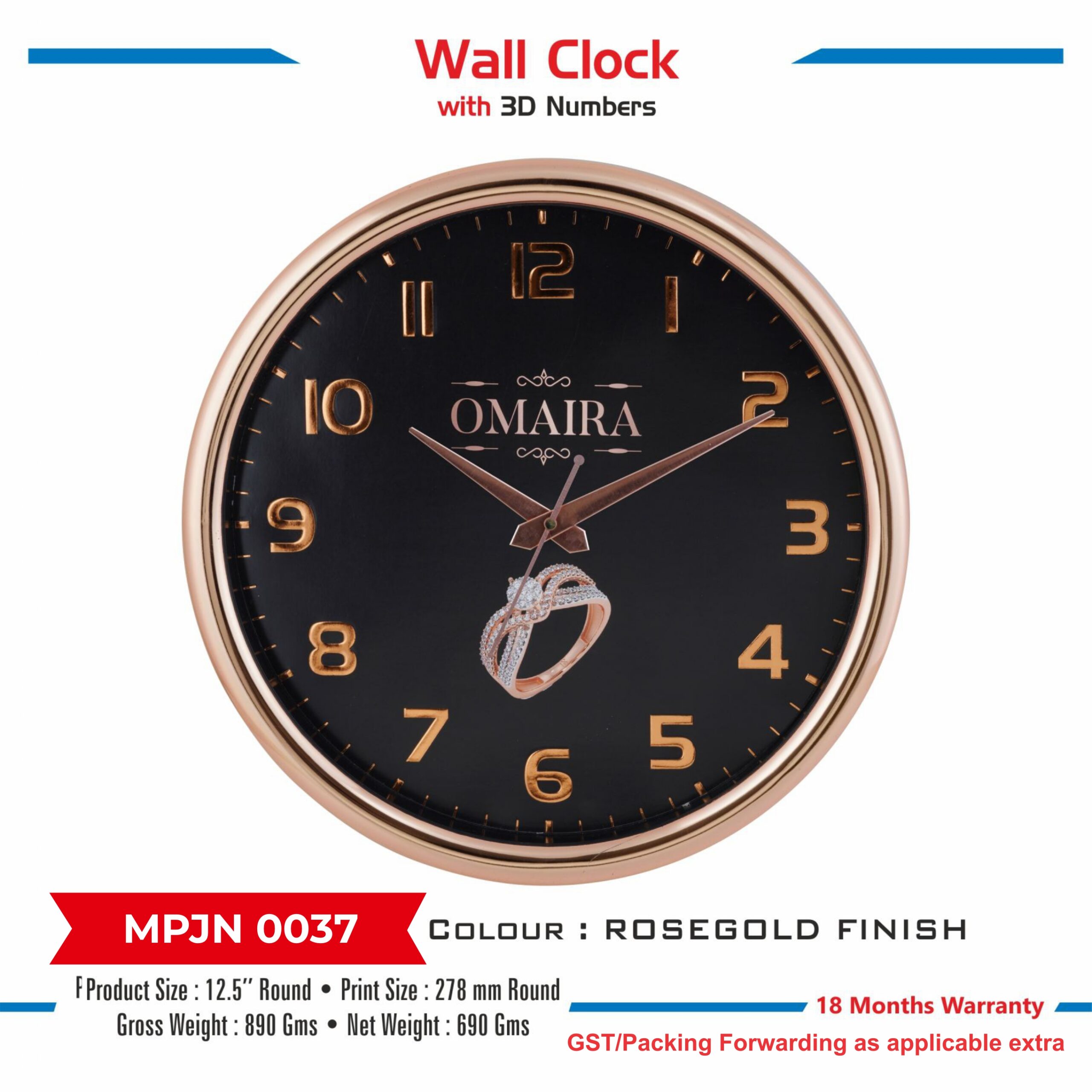 Wall Clock - Code : MPJN 0037