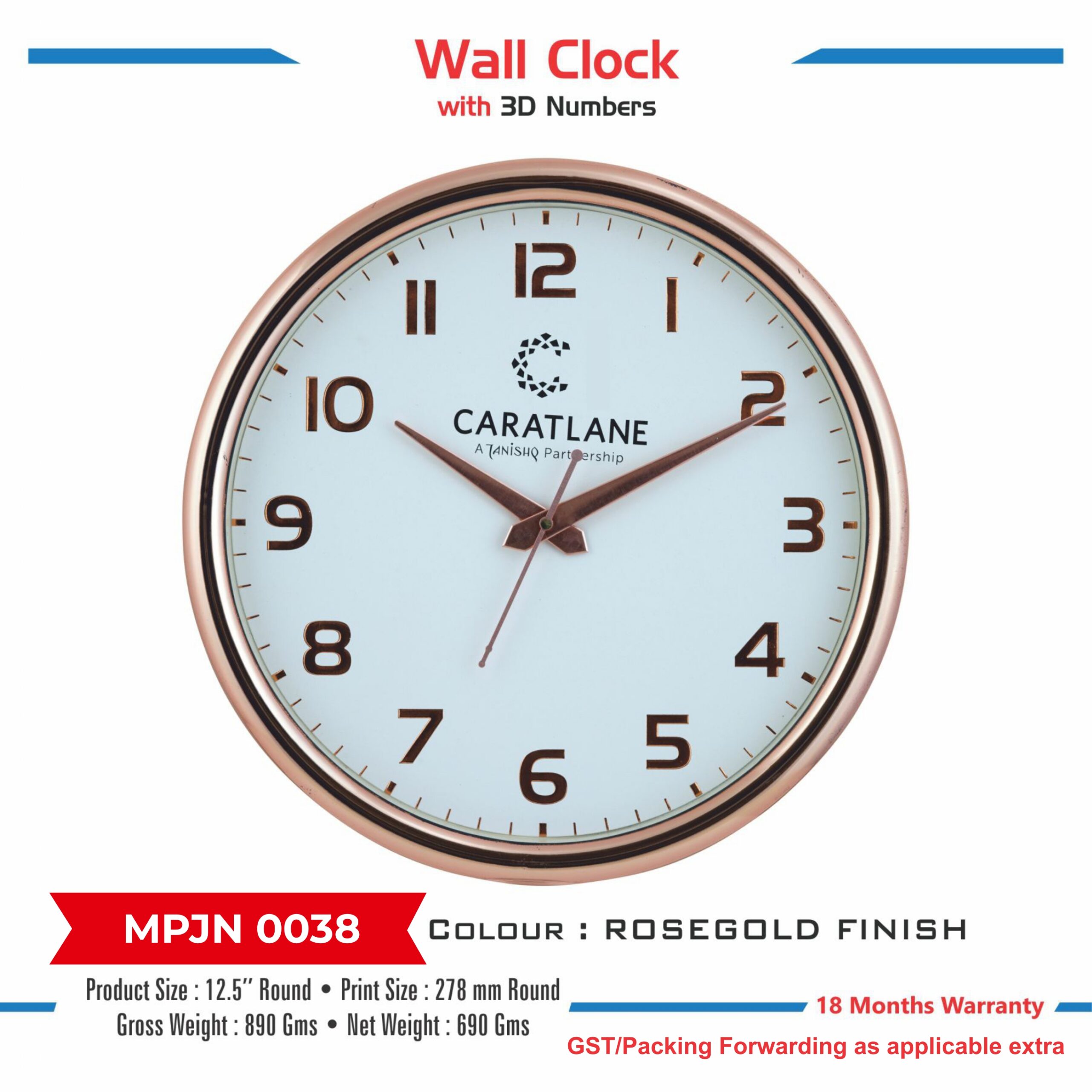 Wall Clock - Code : MPJN 0038