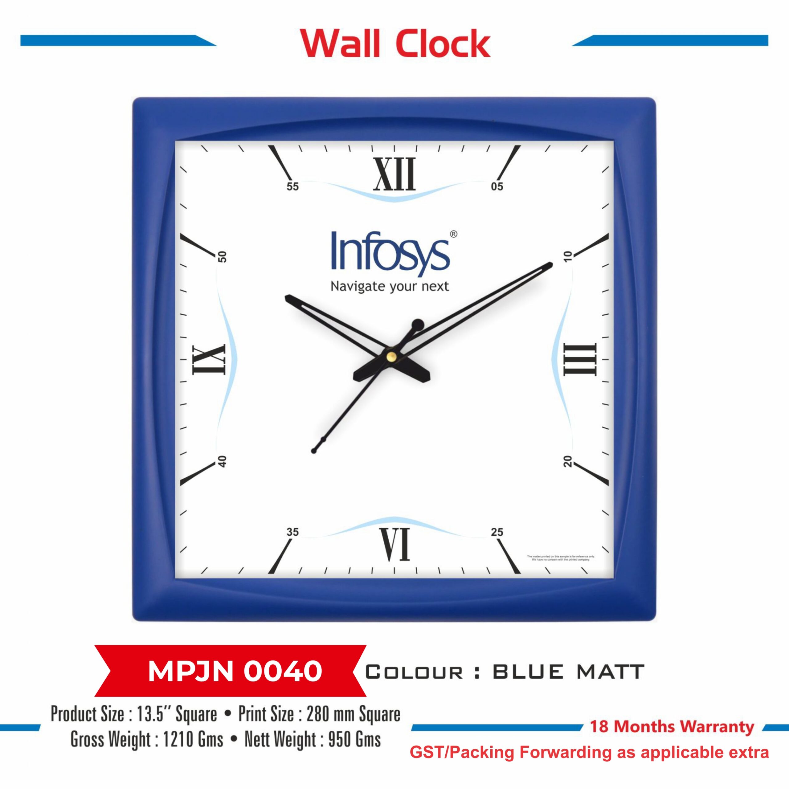 Wall Clock - Code : MPJN 0040