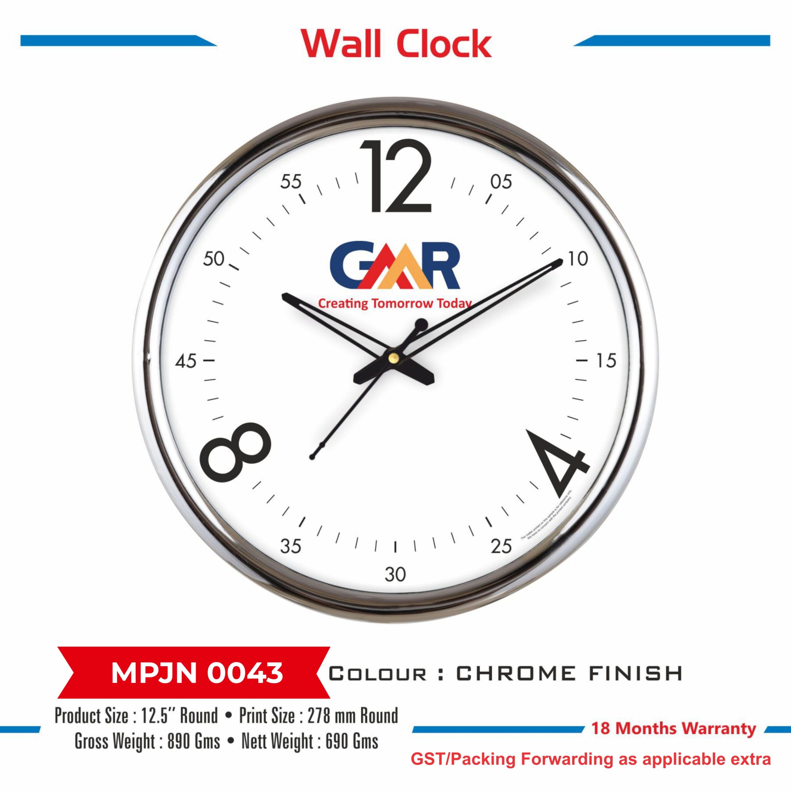 Wall Clock - Code : MPJN 0043