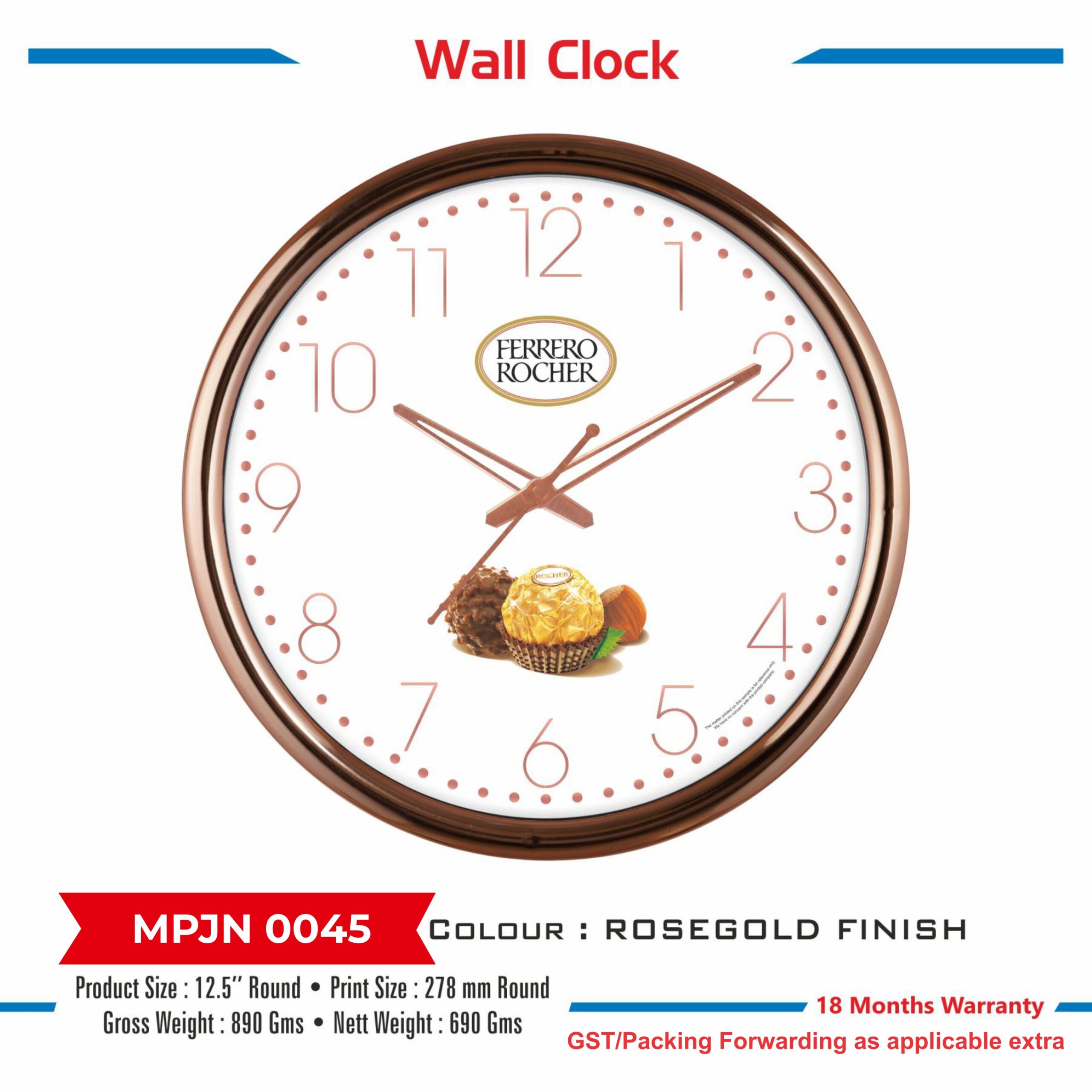 Wall Clock - Code : MPJN 0045