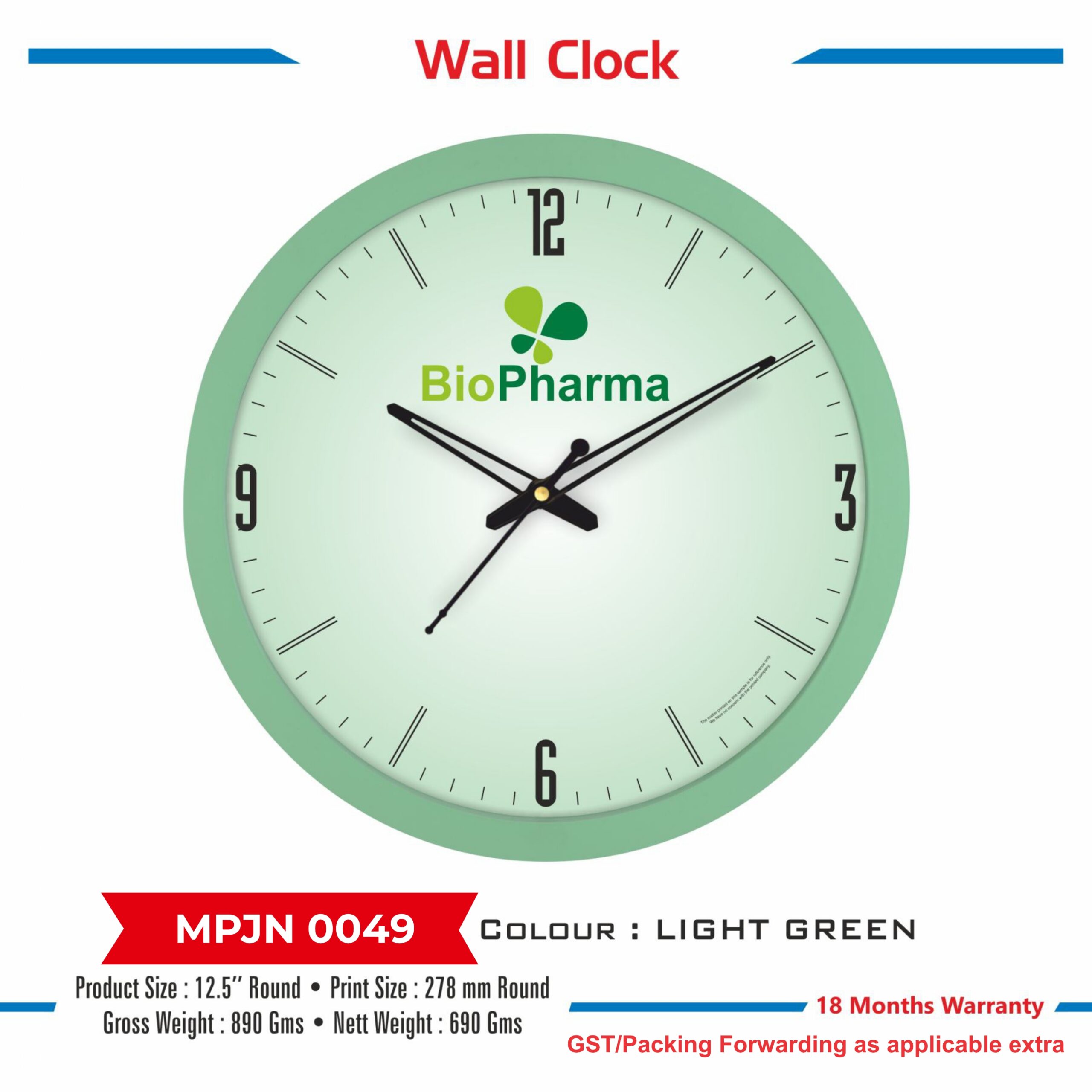Wall Clock - Code : MPJN 0049