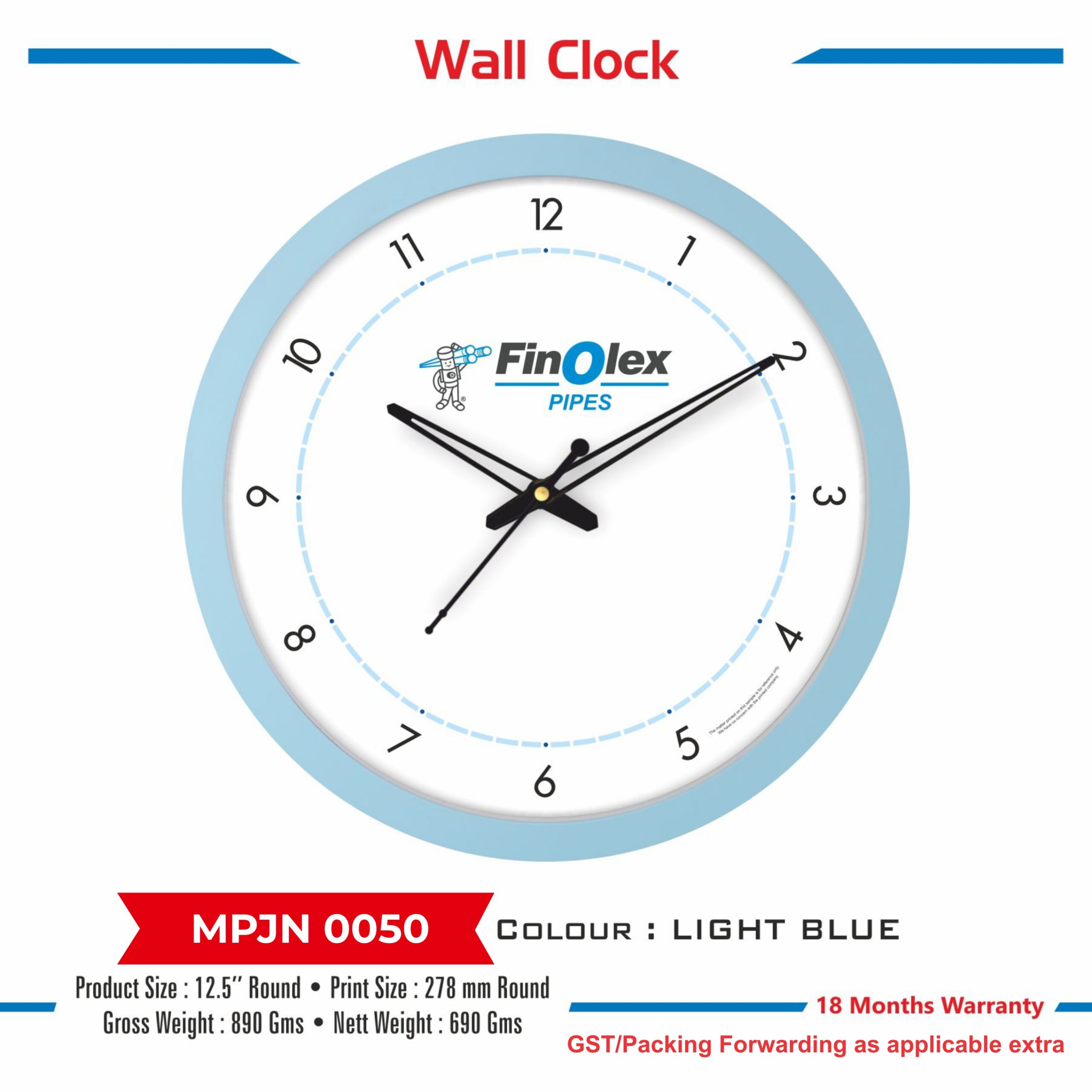 Wall Clock - Code : MPJN 0050
