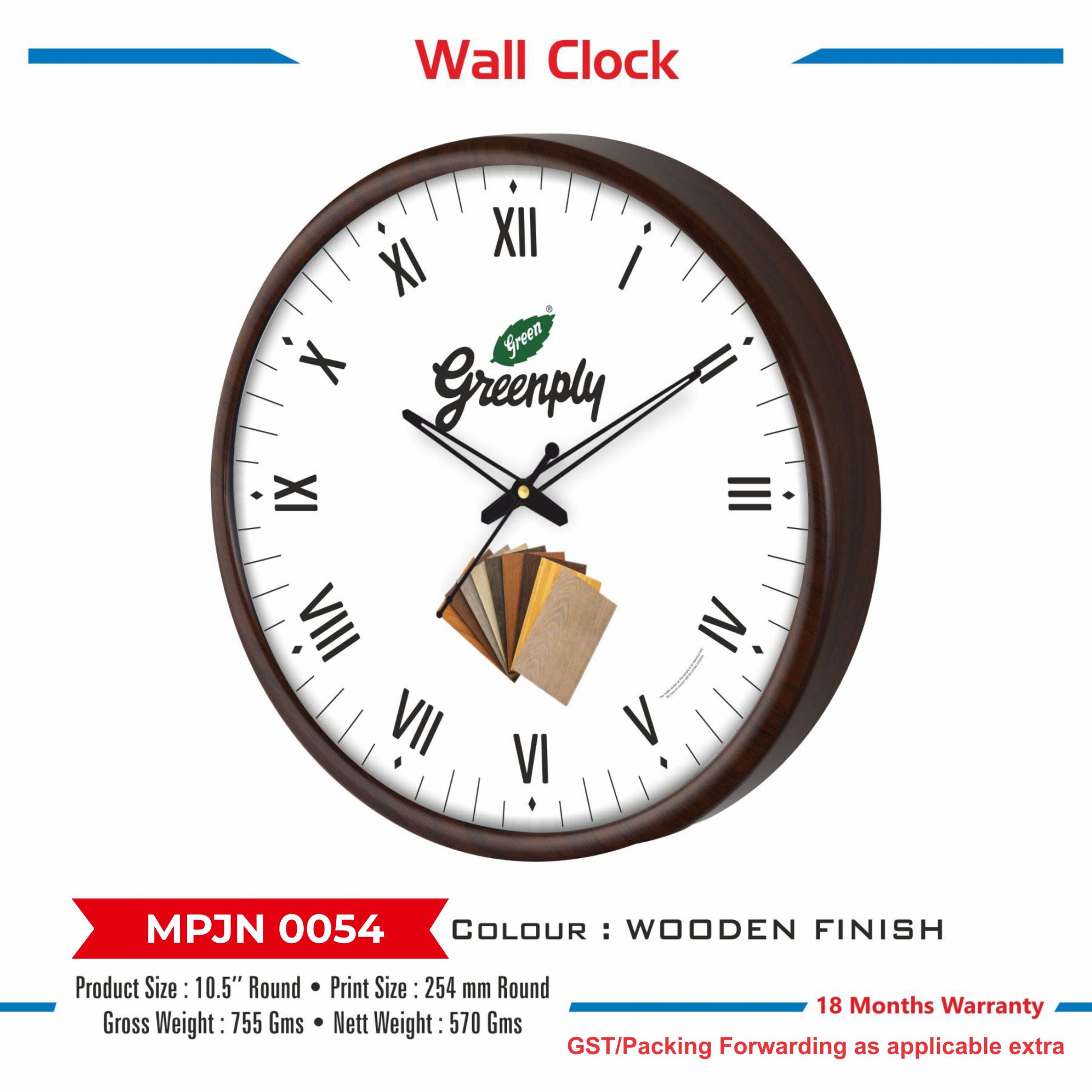 Wall Clock - Code : MPJN 0054