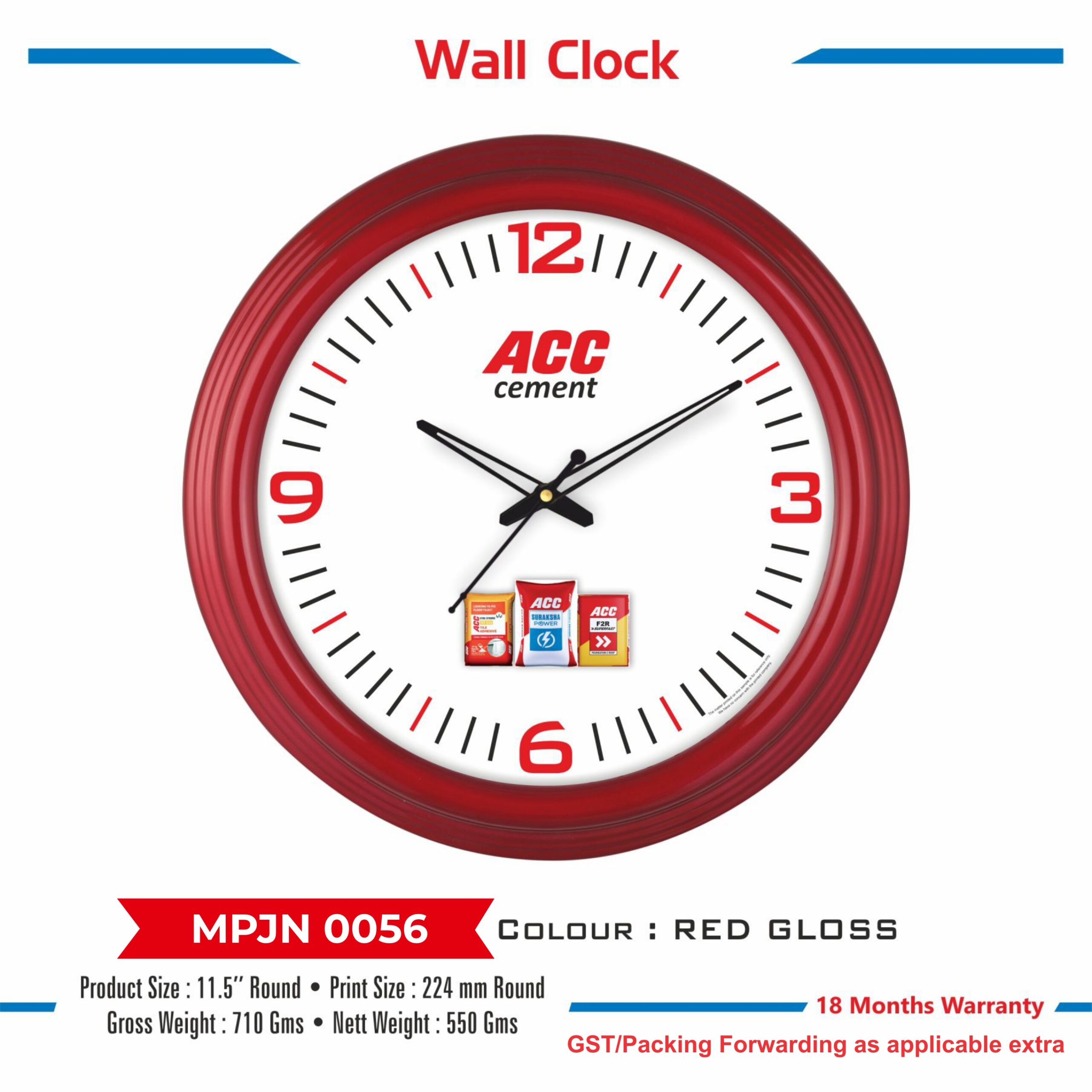 Wall Clock - Code : MPJN 0056