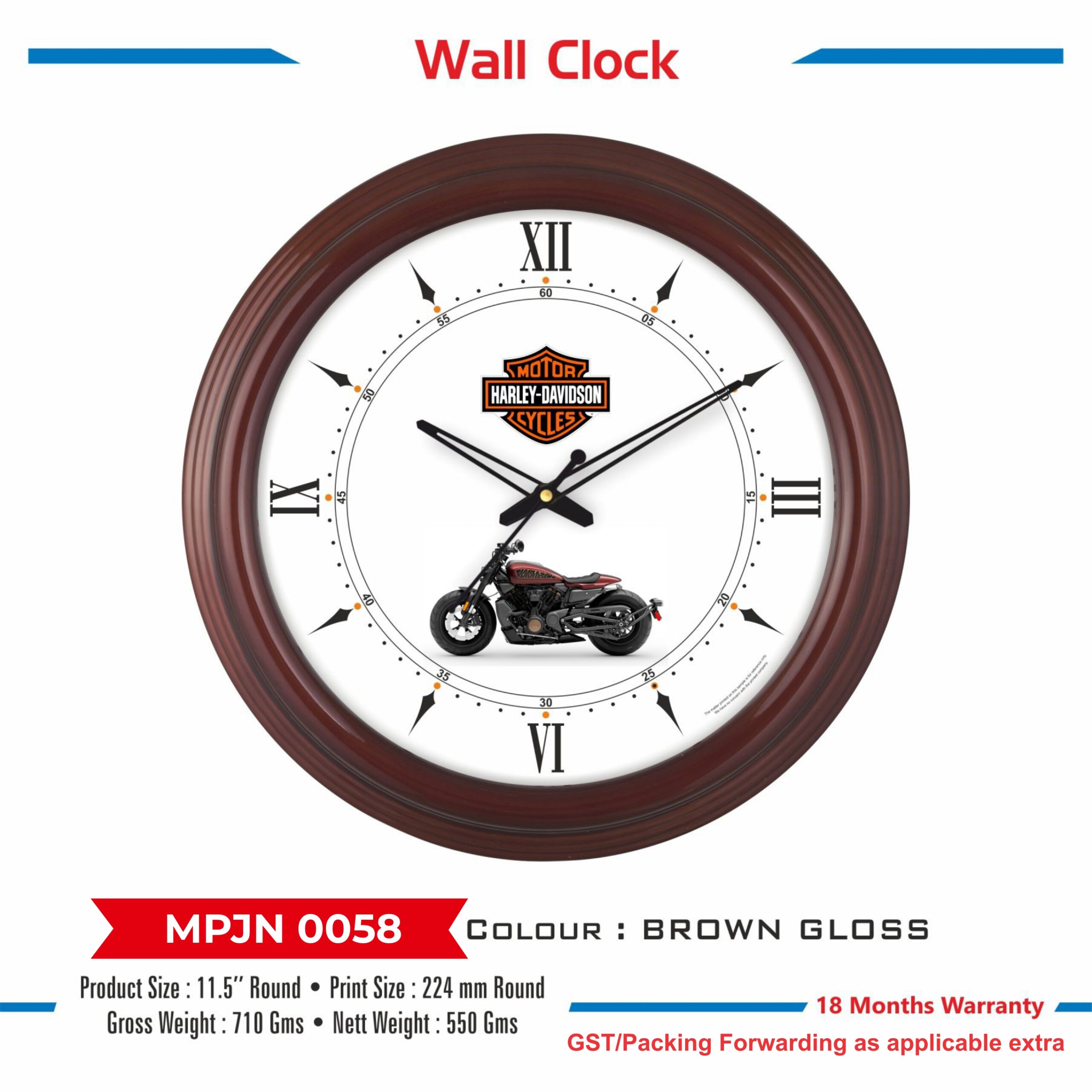 Wall Clock - Code : MPJN 0058