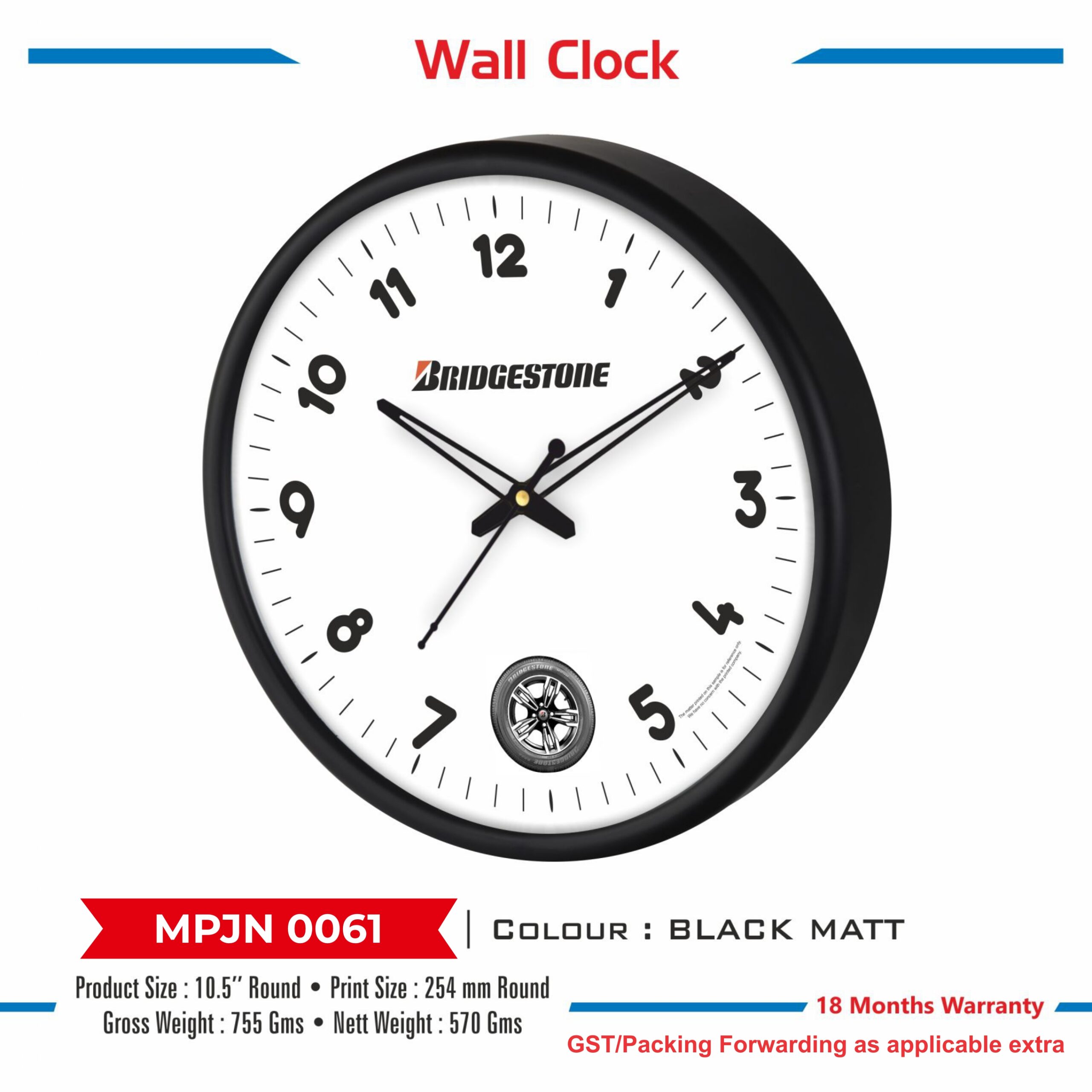 Wall Clock - Code : MPJN 0061