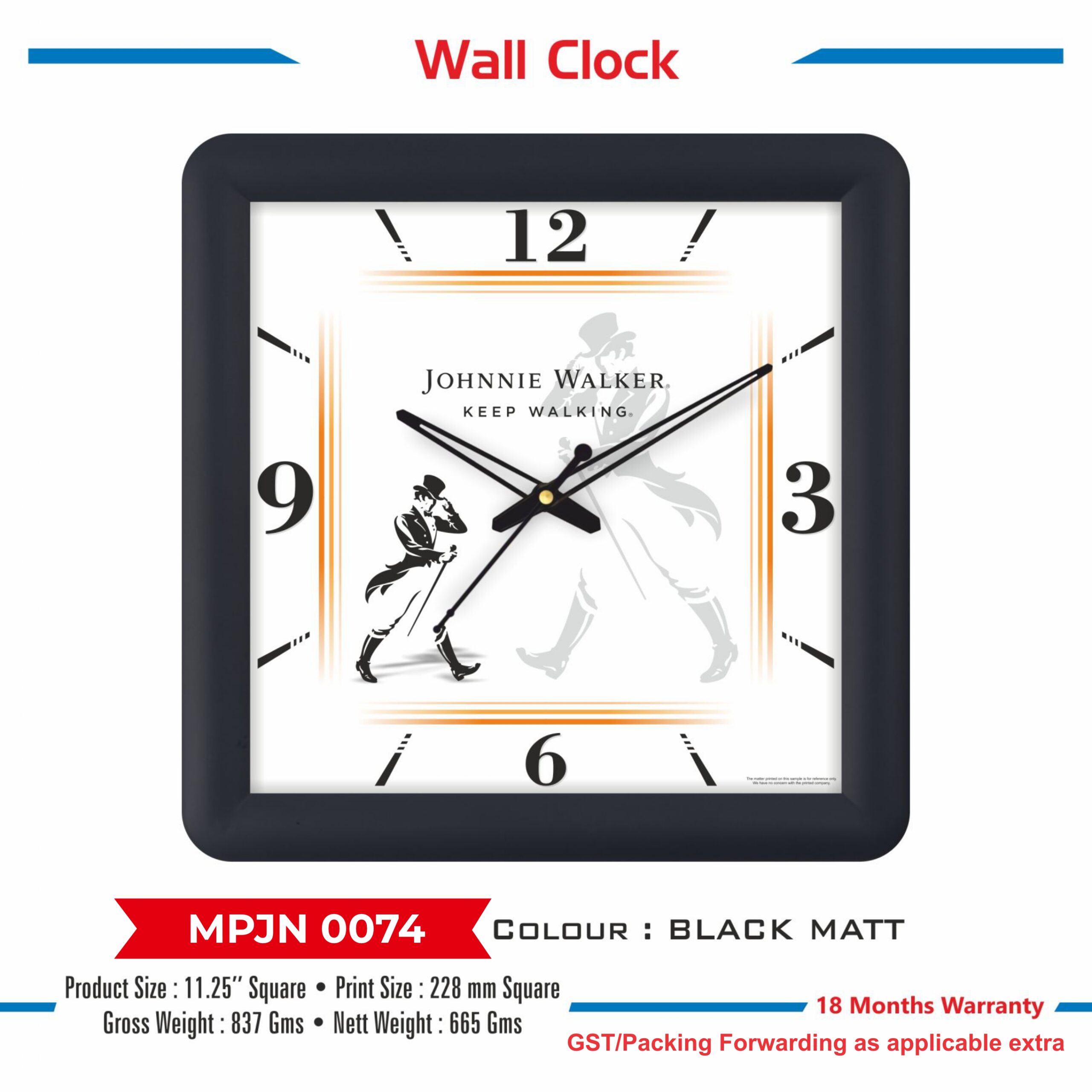 Wall Clock - Code : MPJN 0074