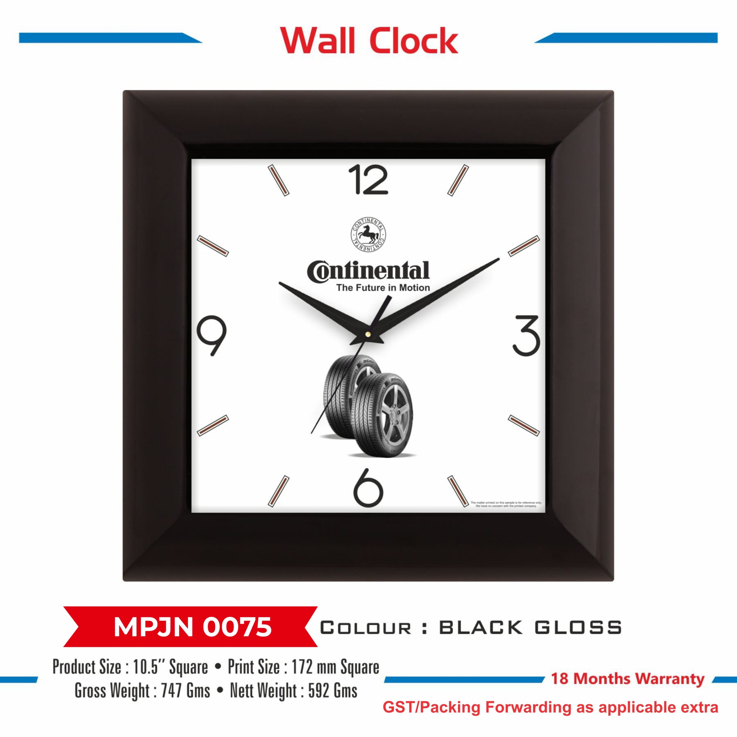 Wall Clock - Code : MPJN 0075