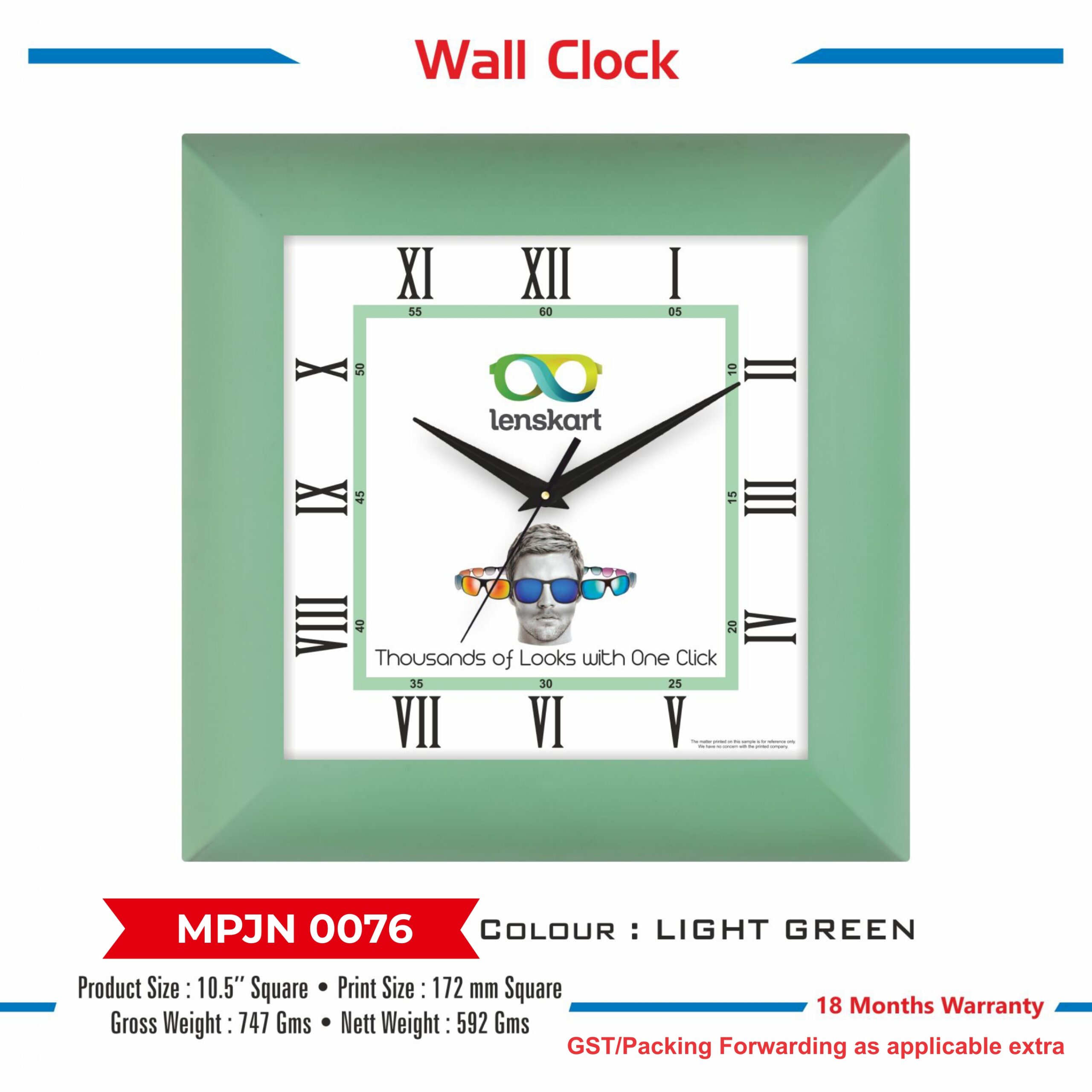 Wall Clock - Code : MPJN 0076
