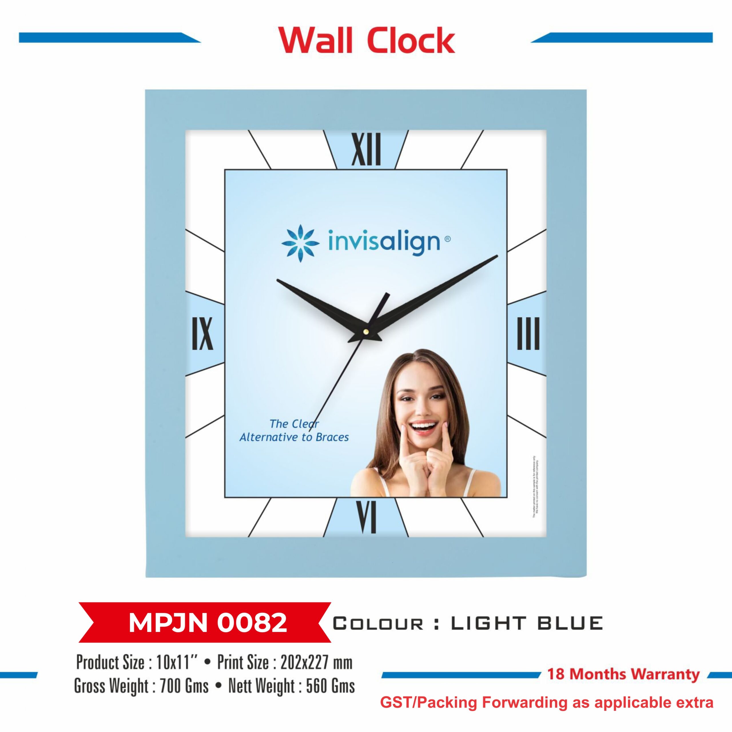 Wall Clock - Code : MPJN 0082