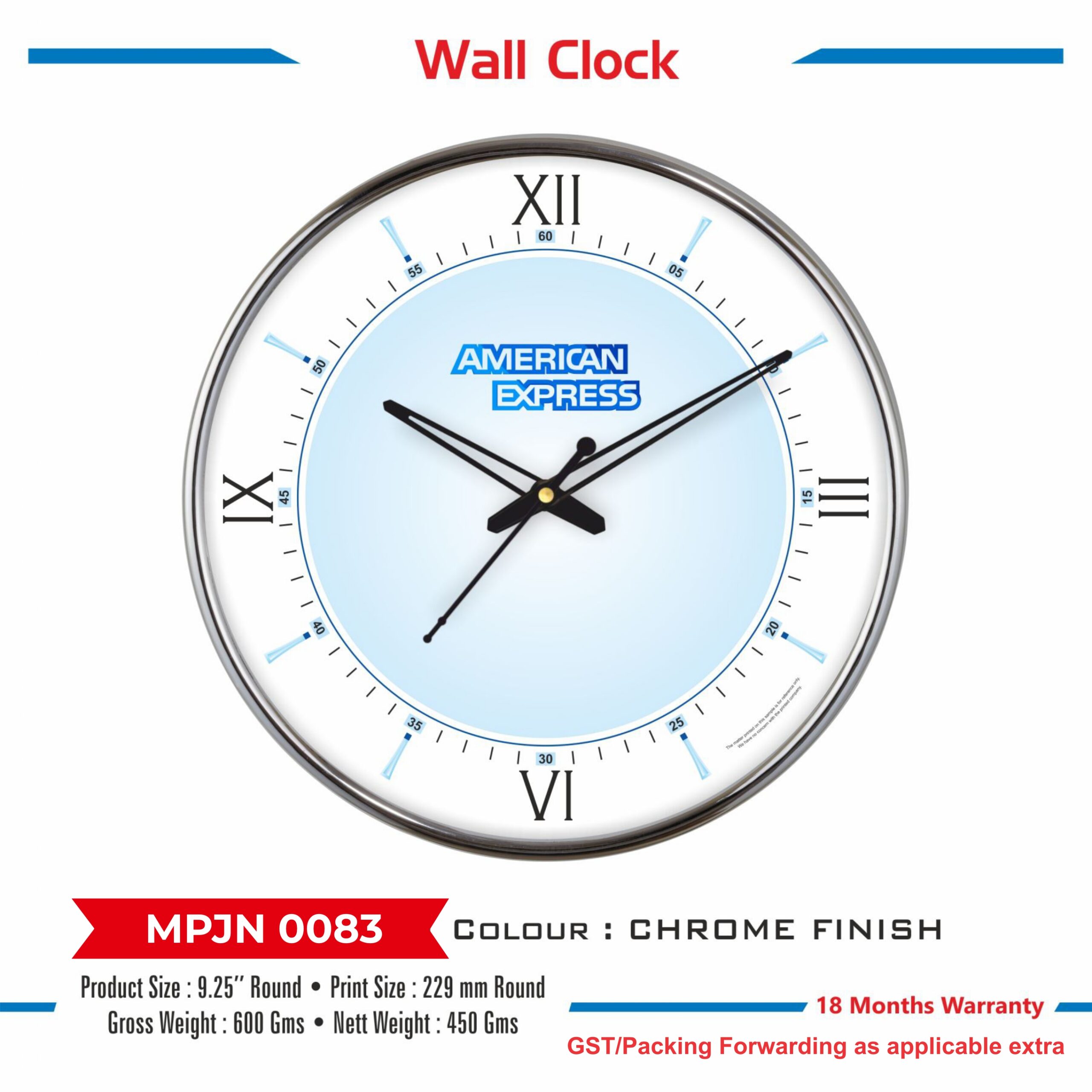 Wall Clock - Code : MPJN 0083