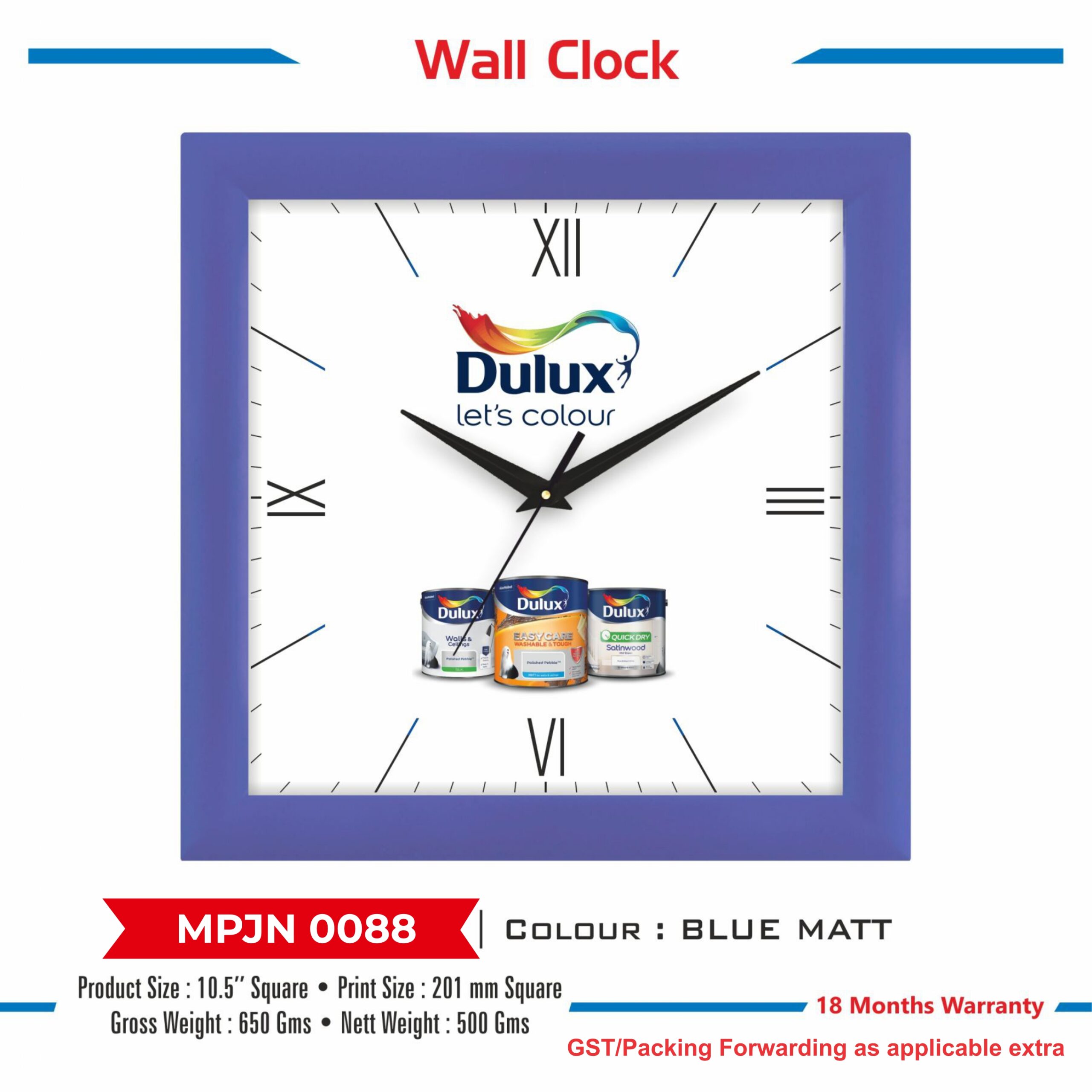 Wall Clock - Code : MPJN 0088